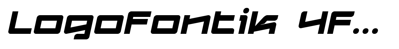 Logofontik 4F Italic
